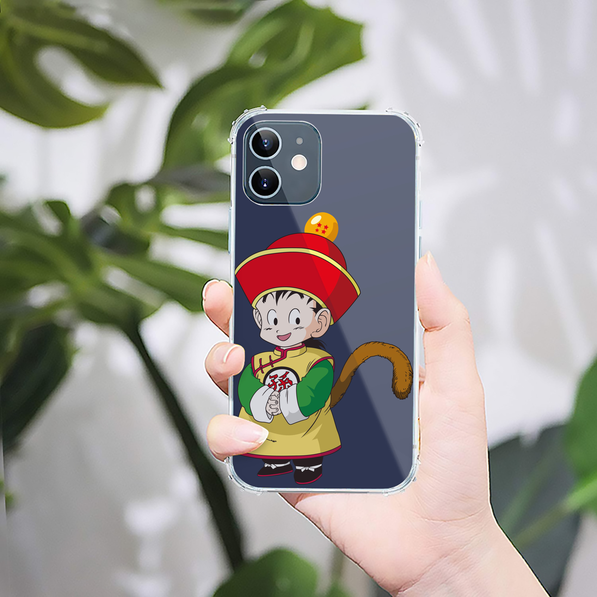 （画像用） ドラゴンボール 孫悟空（そん ごくう）Son Goku カカロット DRAGON BALL Kakarotto 【iPhone 12シリーズ対応】透明スマホケース（クリアソフトケース）